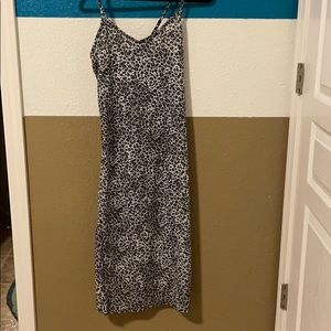 Cheetah print dress